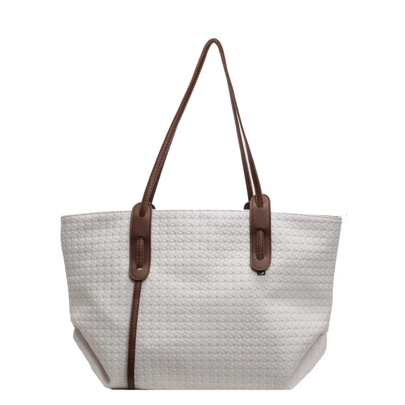 Ardenna™ – Woven Faux Leather Tote