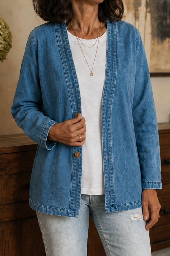 Corriveau – Washed Denim-Look Jacket
