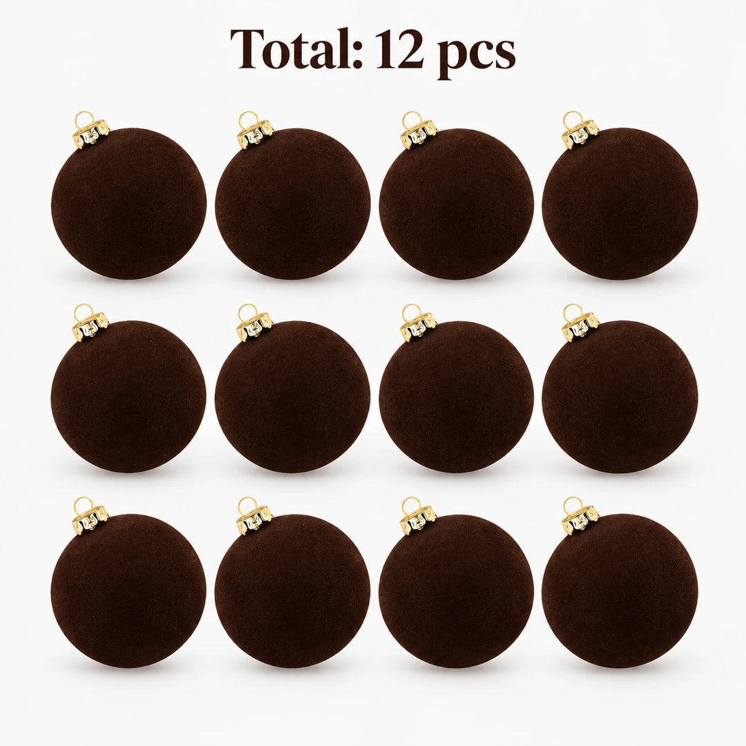 Veloura – Velvet Christmas Tree Ornaments