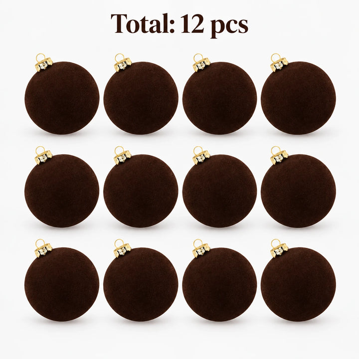 Veloura – Velvet Christmas Tree Ornaments