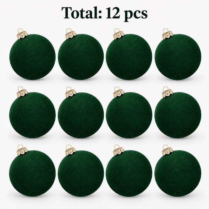 Veloura – Velvet Christmas Tree Ornaments