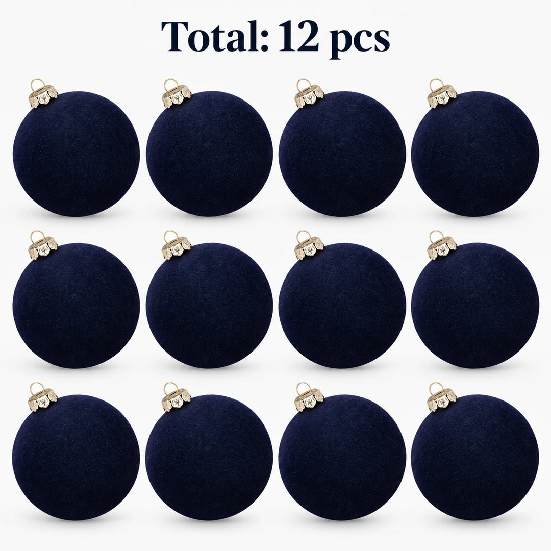 Veloura – Velvet Christmas Tree Ornaments