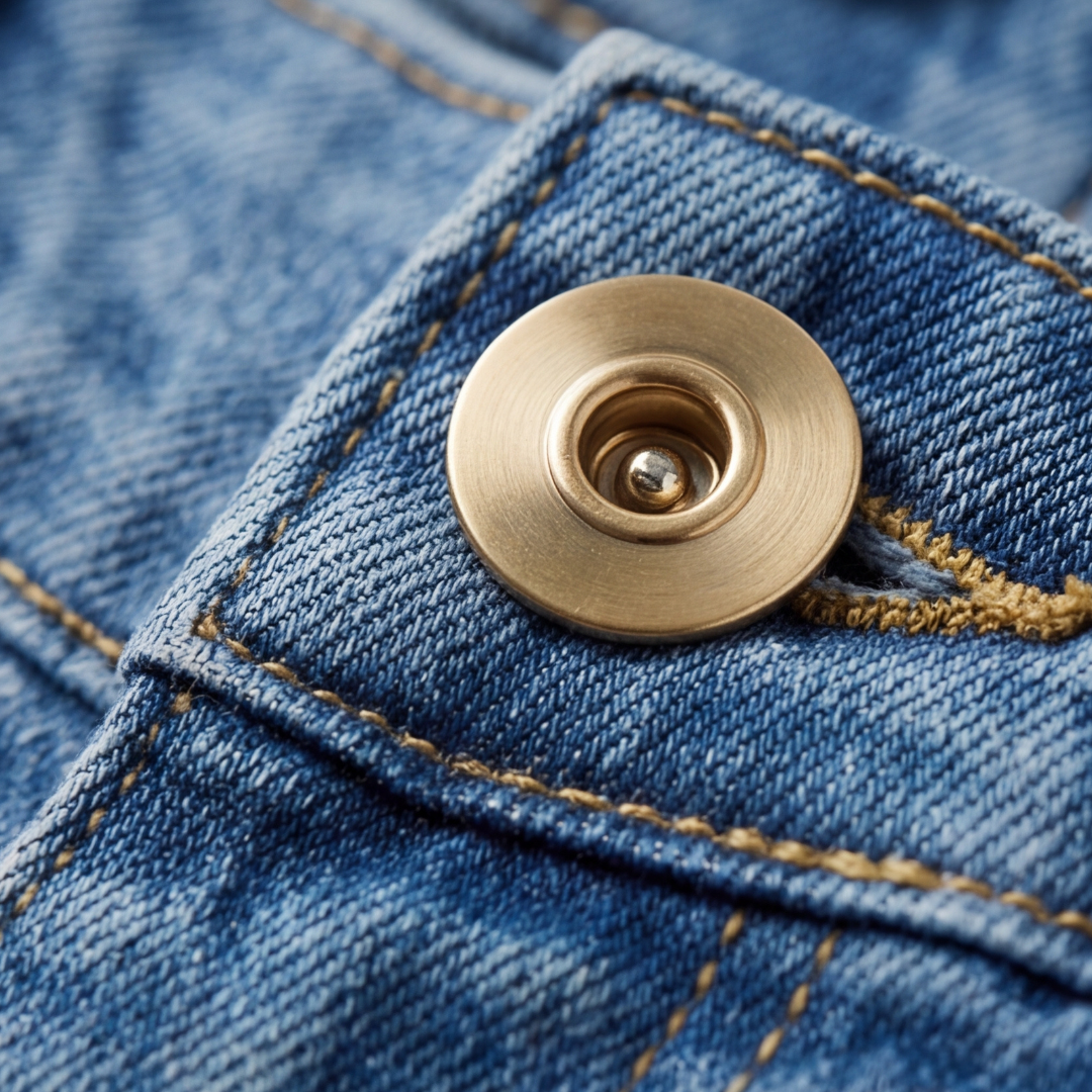 Revelle™ – Retro Button Front Wide Leg Jeans