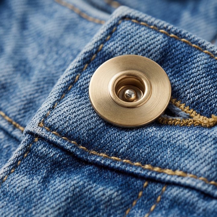 Revelle™ – Retro Button Front Wide Leg Jeans