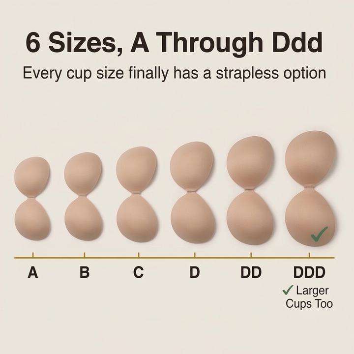 Liftara™ Invisible Adhesive Push Up Bra