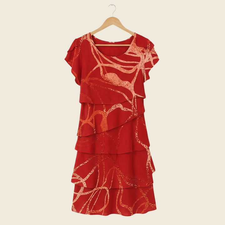 Floressa™ – Layered Ruffle Dress for Effortless Elegance