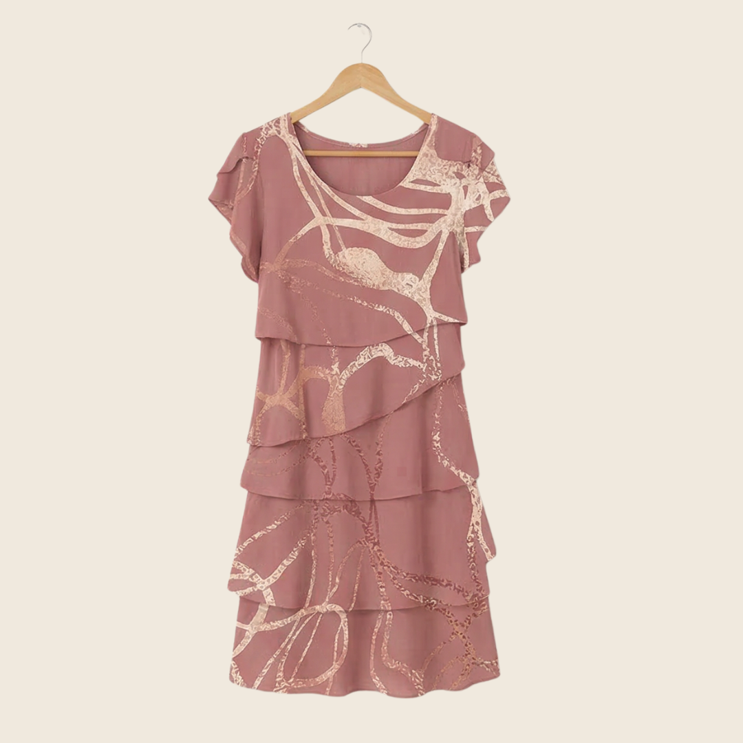 Floressa™ – Layered Ruffle Dress for Effortless Elegance