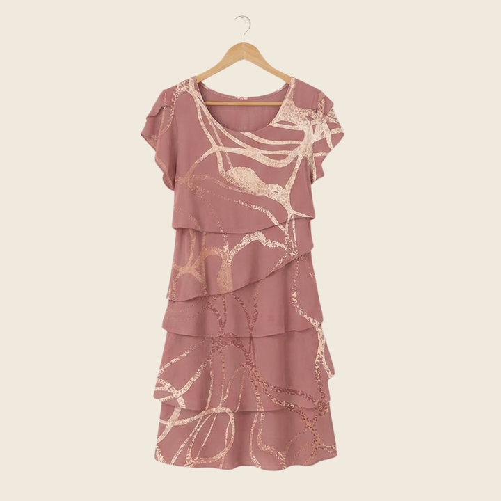 Floressa™ – Layered Ruffle Dress for Effortless Elegance