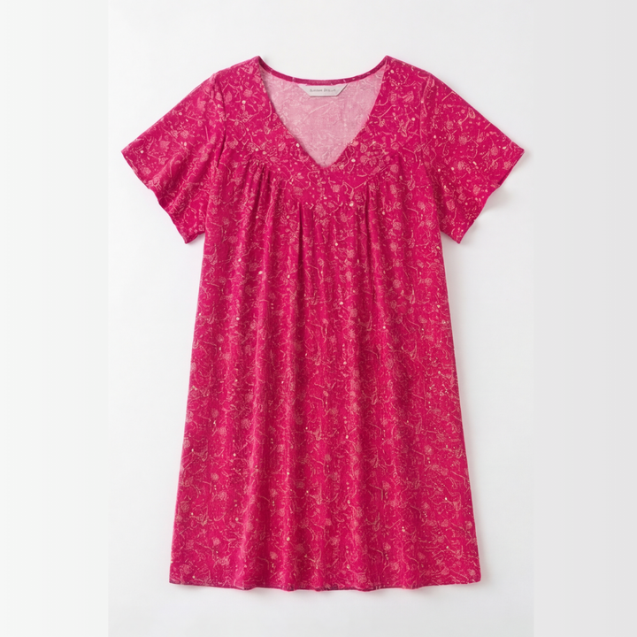 Florella™ – Flowy V Neck Printed Blouse