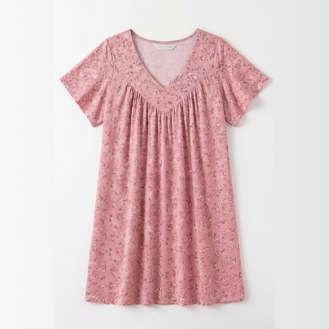 Florella™ – Flowy V Neck Printed Blouse