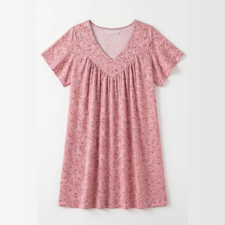 Florella™ – Flowy V Neck Printed Blouse