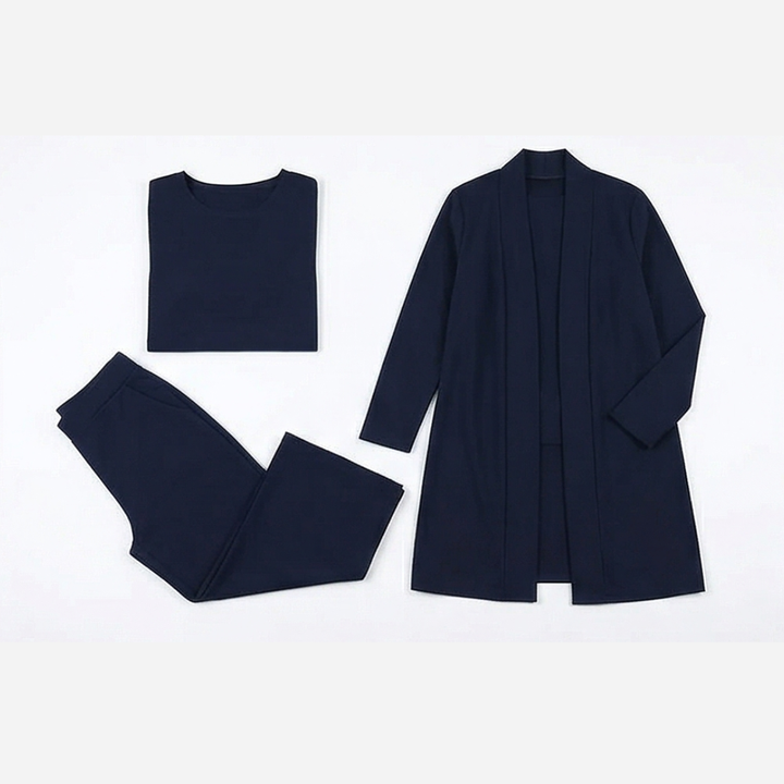 Vivara™ – Three Piece Matching Set with Longline Cardigan