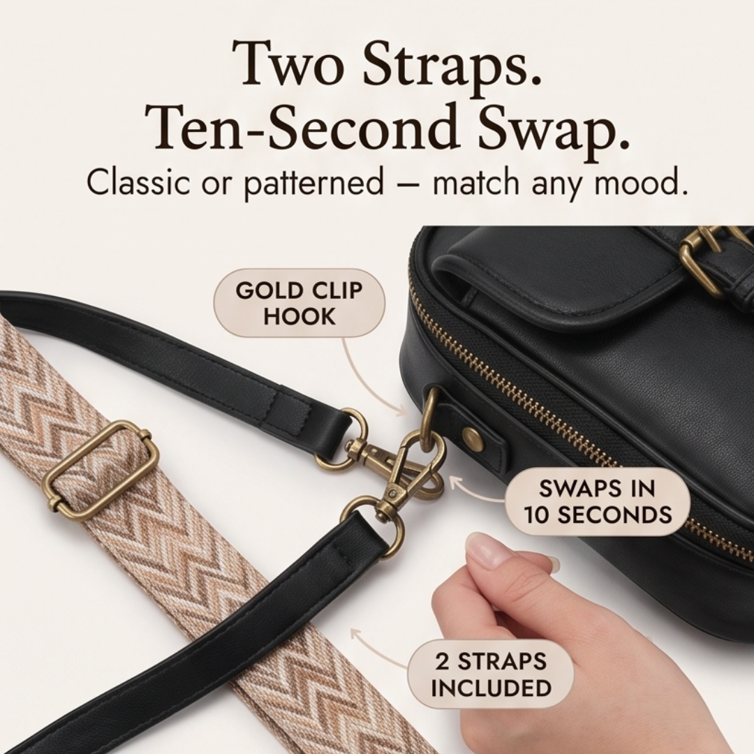Carryn™ – Organized Crossbody Bag with Card Slots