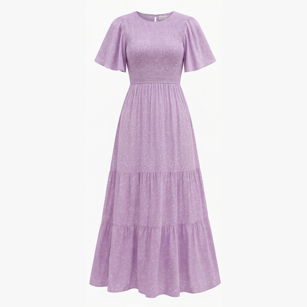 Florenza™ – Smocked Floral Maxi Dress for Spring