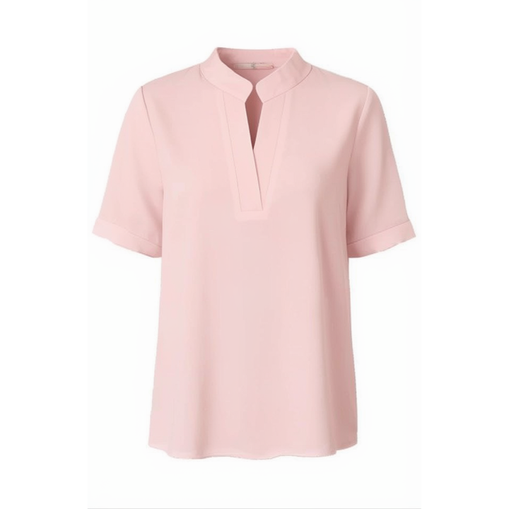 Lunavia™ – Notch V-Neck Blouse for Effortless Style