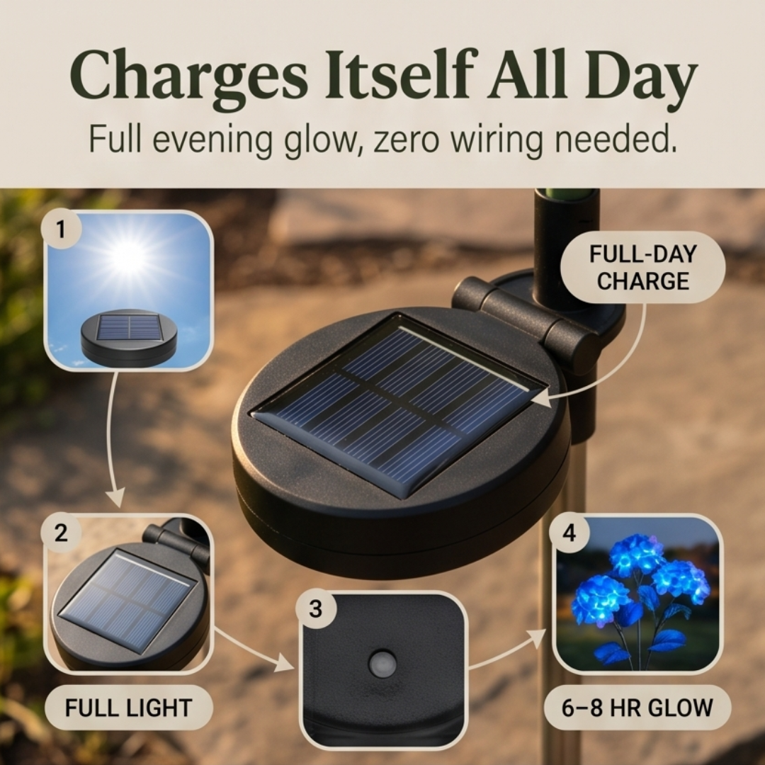 Lumelle™ Solar Hydrangea Garden Lights (2Packs)