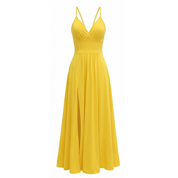 Florenza™ – Flowing V-Neck Maxi Dress