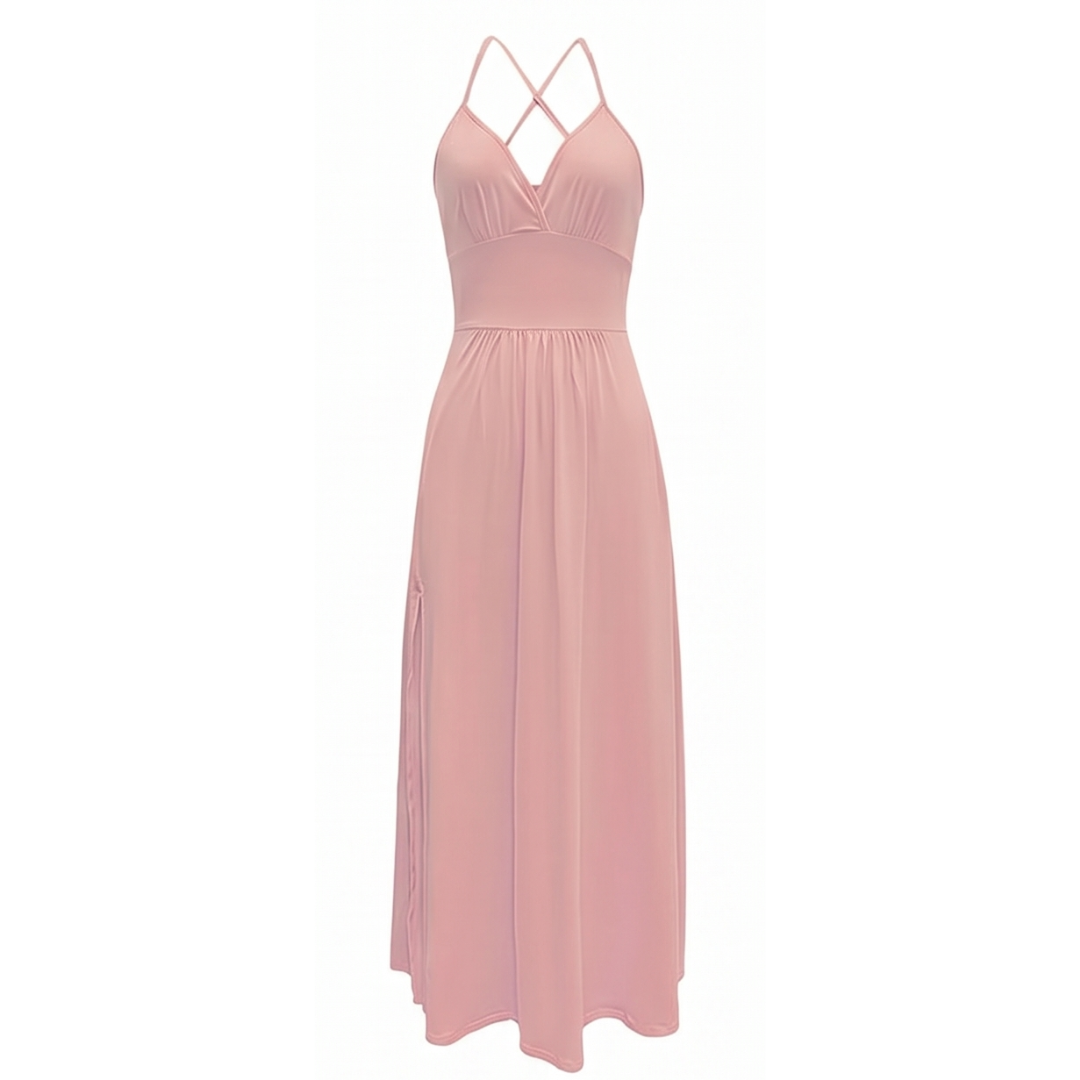 Florenza™ – Flowing V-Neck Maxi Dress