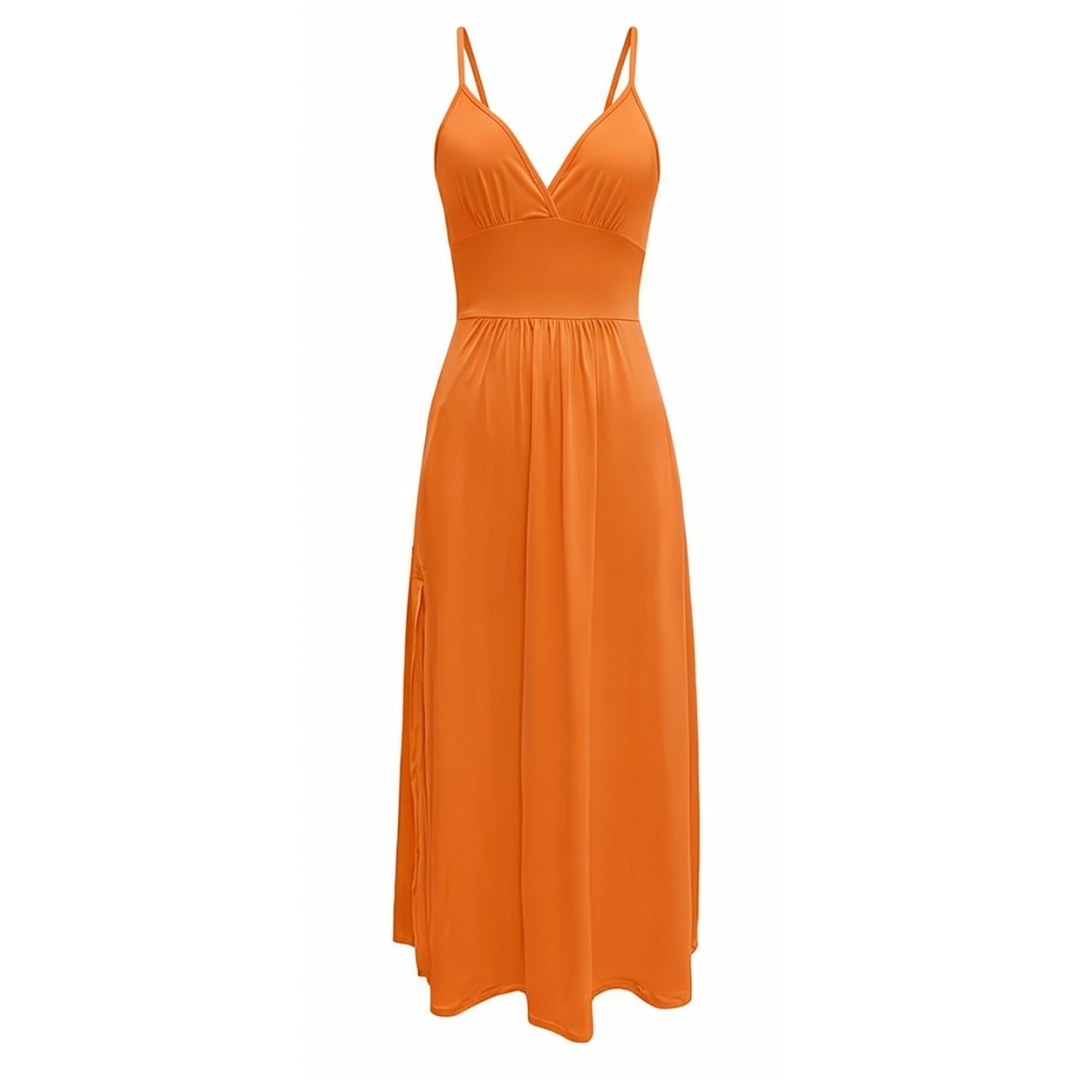 Florenza™ – Flowing V-Neck Maxi Dress