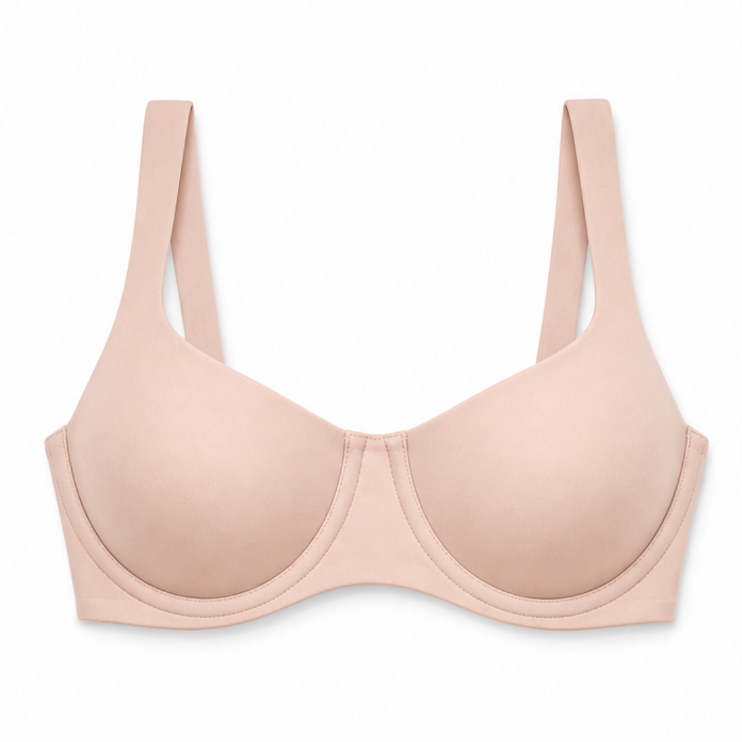 Florelle™ – Seamless Balconette Bra for Wide-Neck Tops