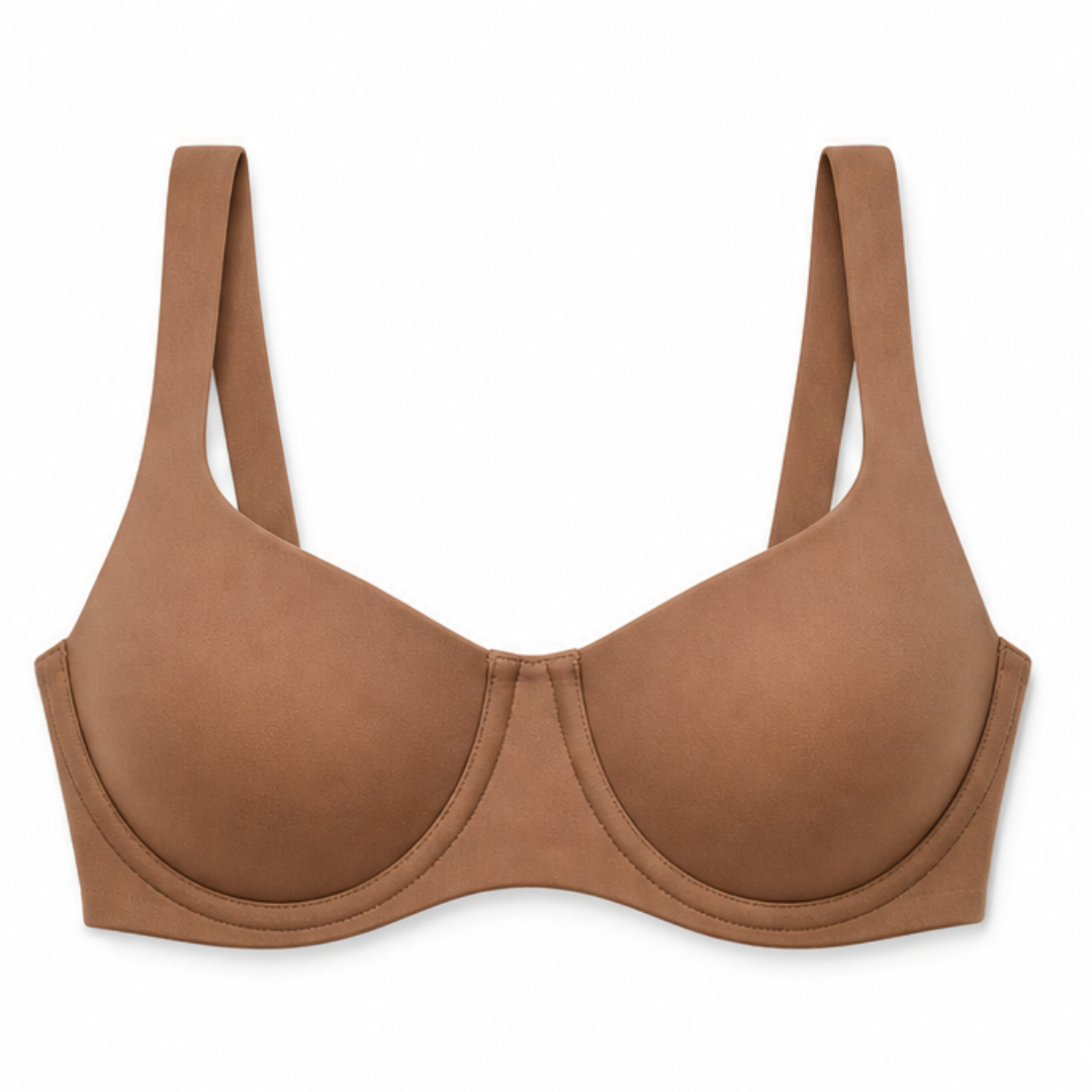 Florelle™ – Seamless Balconette Bra for Wide-Neck Tops