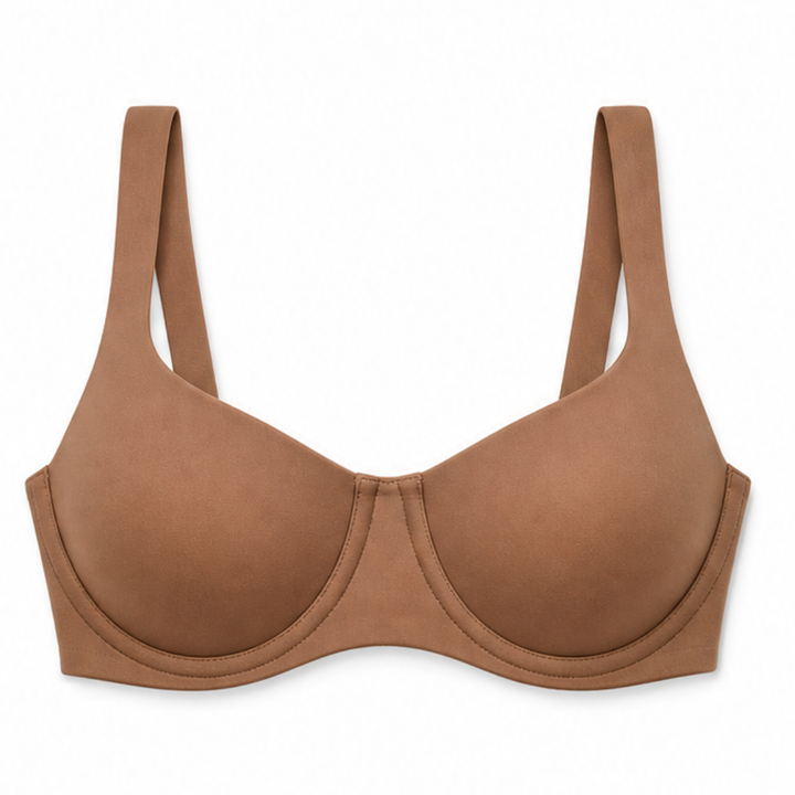 Florelle™ – Seamless Balconette Bra for Wide-Neck Tops