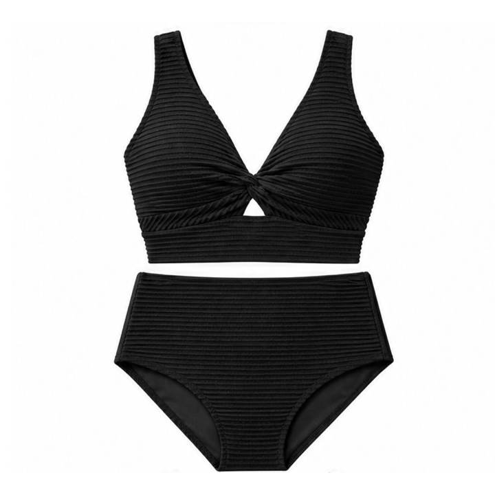 Mara™ – Ribbed Shaping Bikini with Coverage