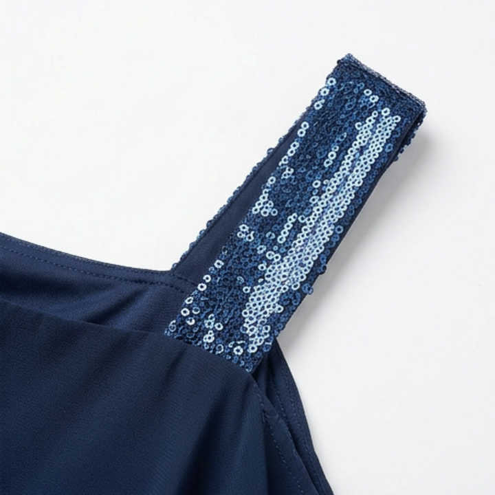 Élora™ – Asymmetric Chiffon Two-Piece Set