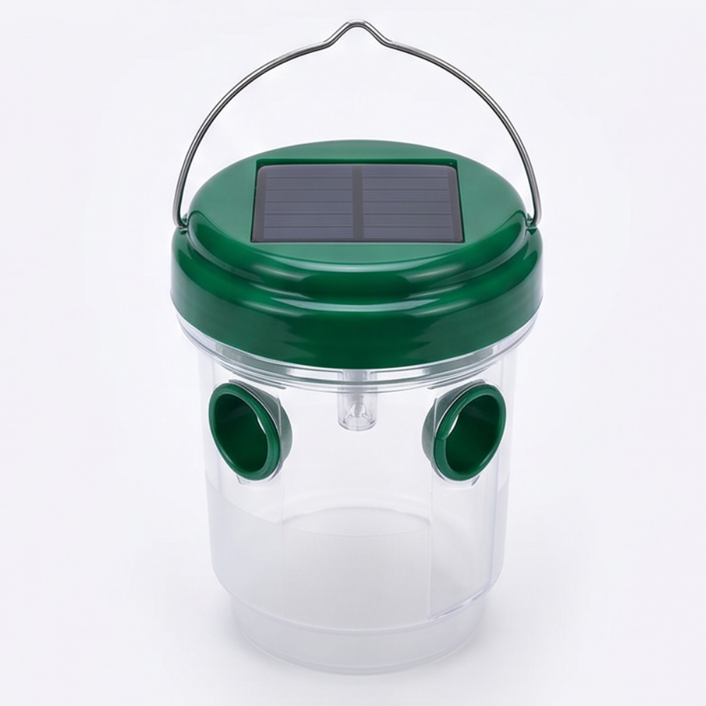 Waspora™ Solar Wasp Trap with LED for Day and Night Catching (2Pack)