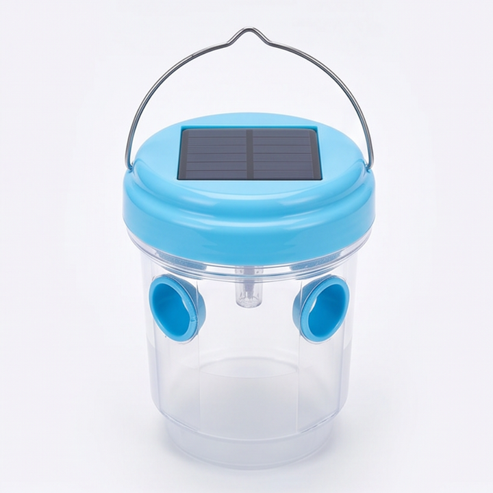 Waspora™ Solar Wasp Trap with LED for Day and Night Catching (2Pack)