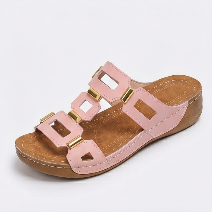 Soleva™ – Cut-Out Platform Sandals