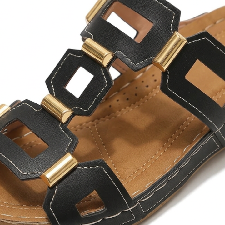 Soleva™ – Cut-Out Platform Sandals