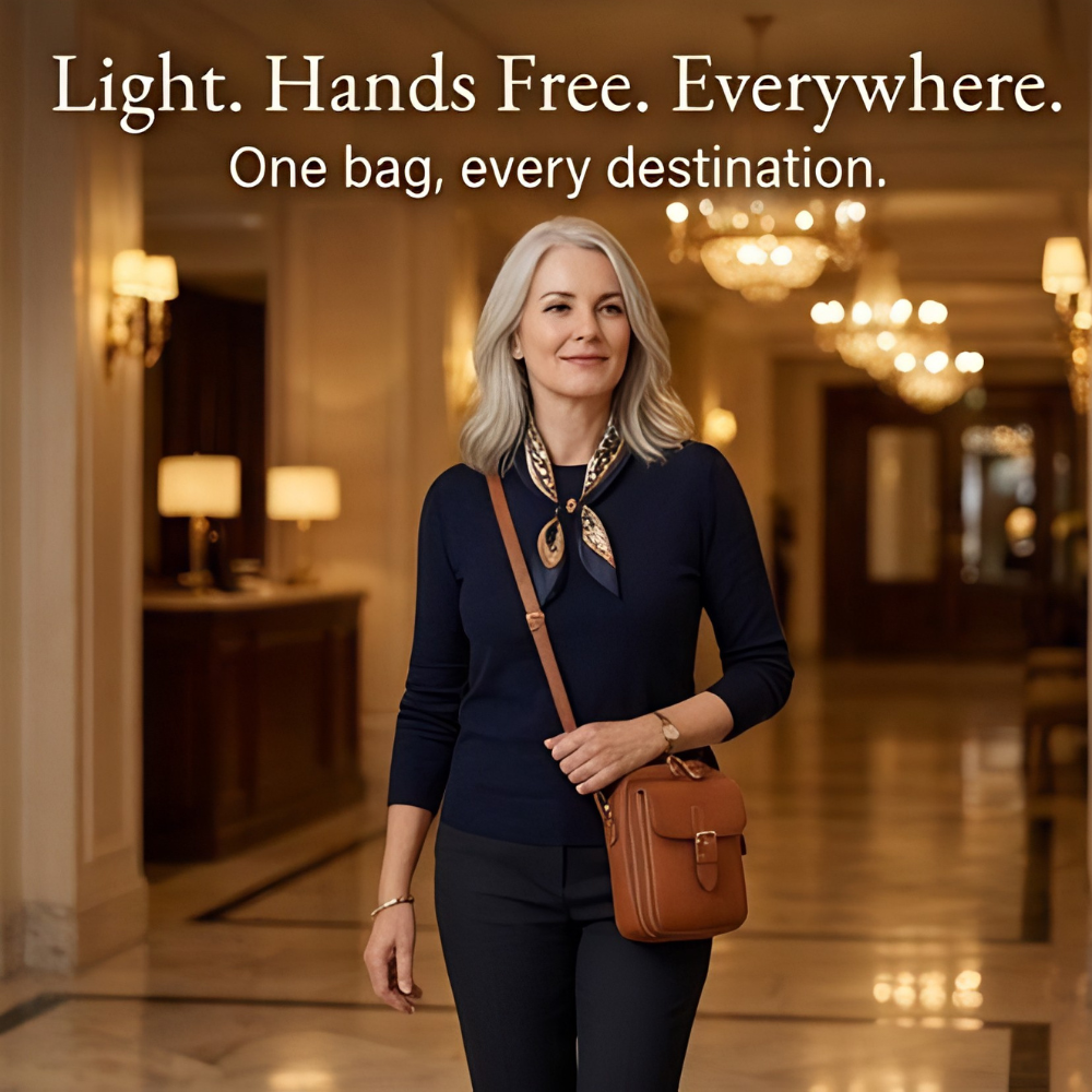 Carrina™ – Compact Crossbody Bag with Built-In Wallet