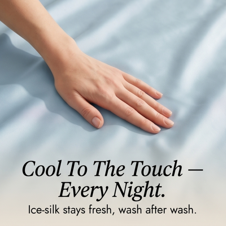 DreamCool™ – Cooling Ice-Silk 4-Piece Bedding Set