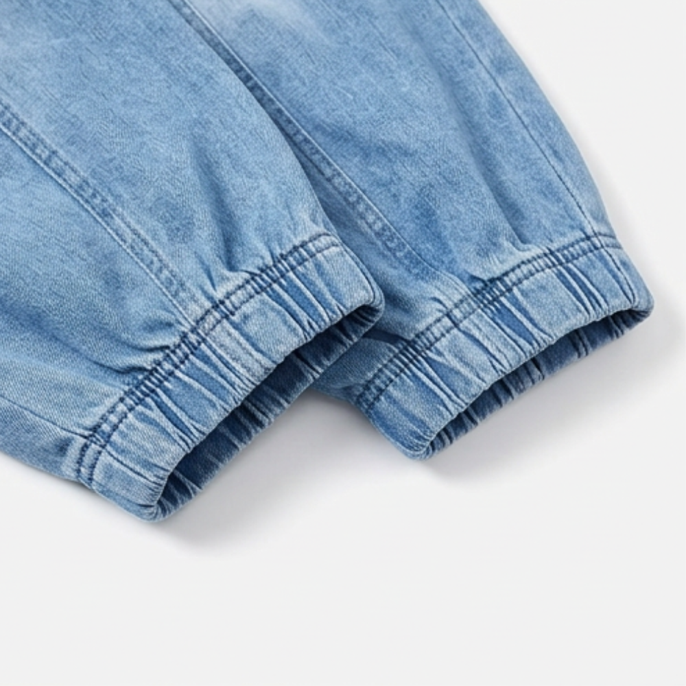 Loméa™ – Relaxed Elastic Waist Denim Trousers