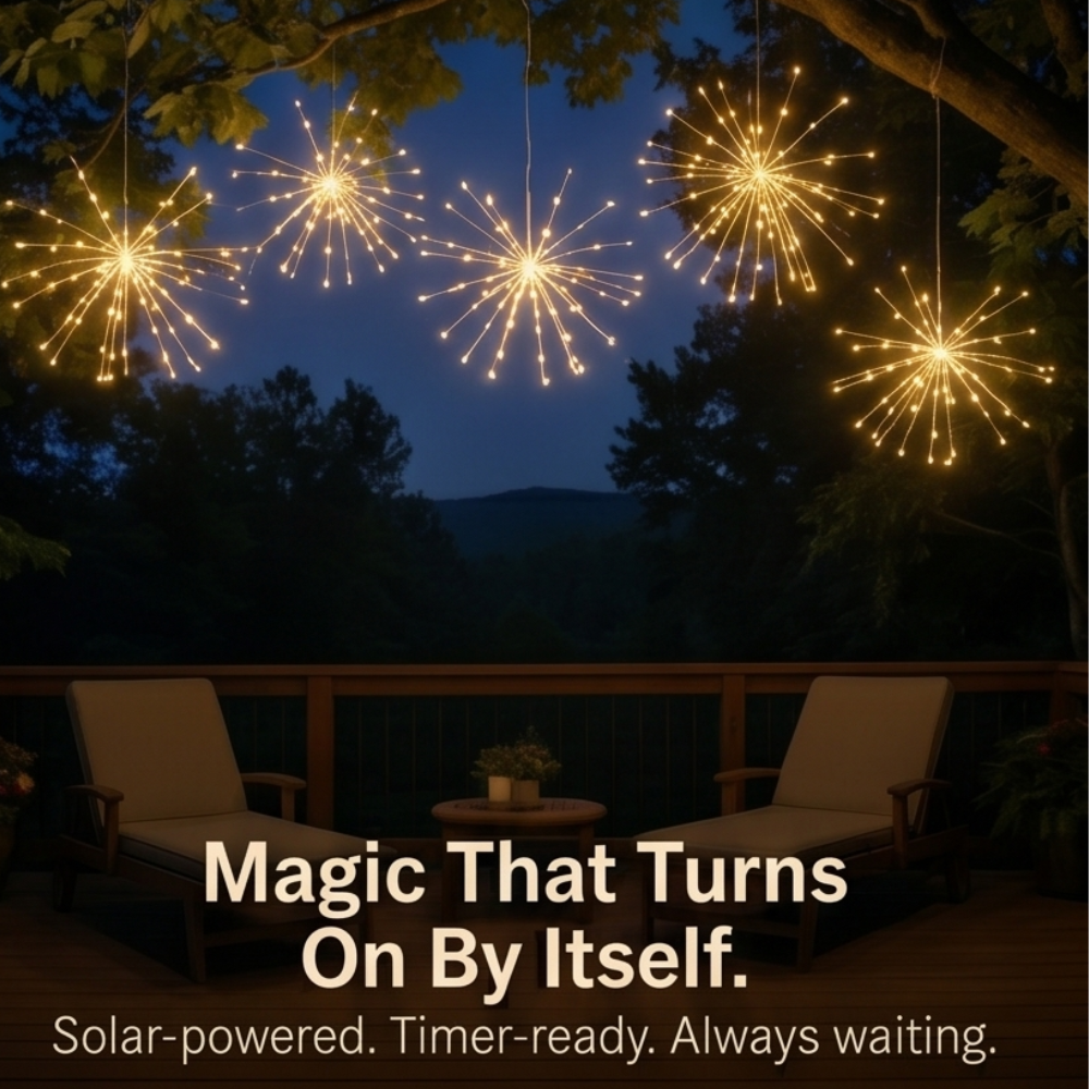 Lumora™ – Bendable Solar Firework Garden Lights (3 Pack)