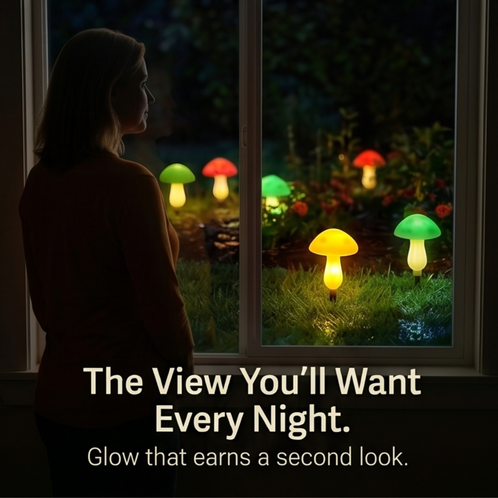 Glowvara™ Solar Mushroom Lights for Magical Garden Paths
