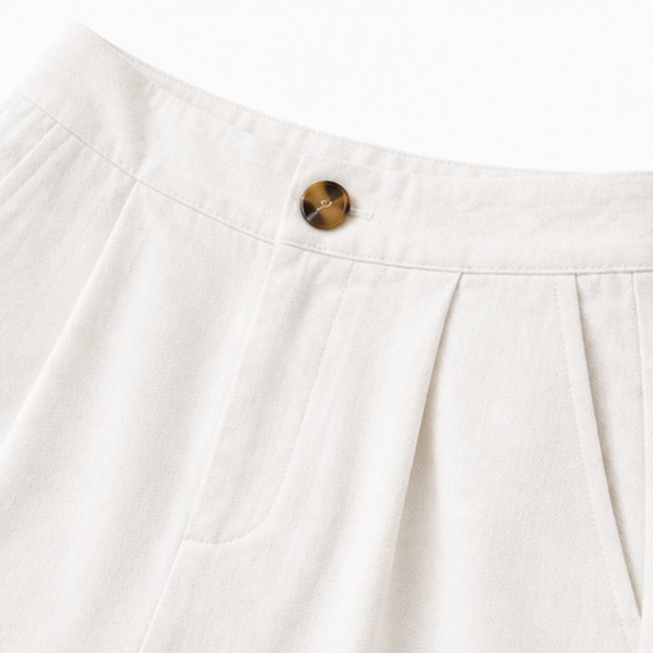 Lunavia™ – High-Waist Wide-Leg Drape Trousers