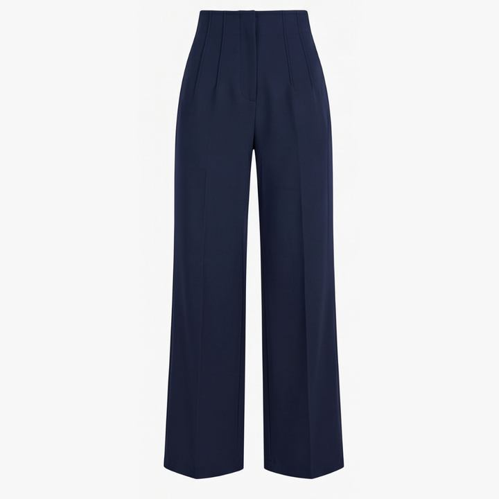 Velora™ – Tailored Pleated Trousers for Elongated Legs