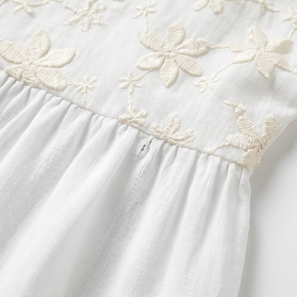Floralé™ – Embroidered Floral Peplum Blouse