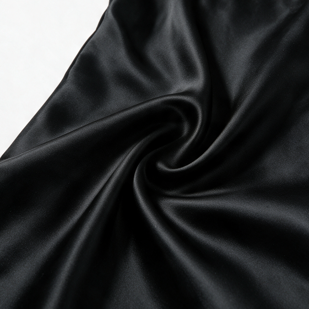 Vellamora – Lace-Bodice Bias-Cut Satin Slip Nightgown