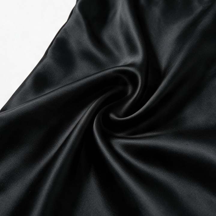 Vellamora – Lace-Bodice Bias-Cut Satin Slip Nightgown