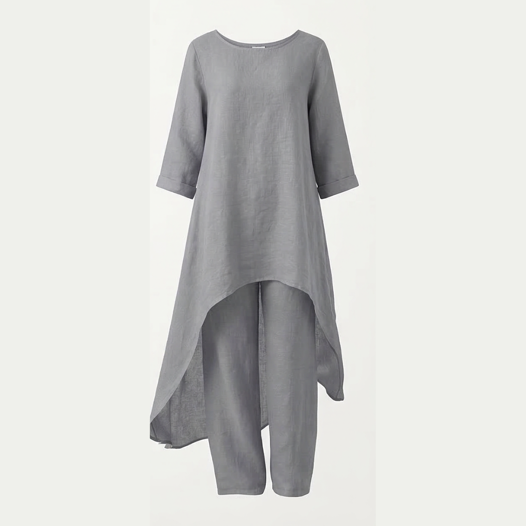Vivara™ – Flowy High Low Tunic Set