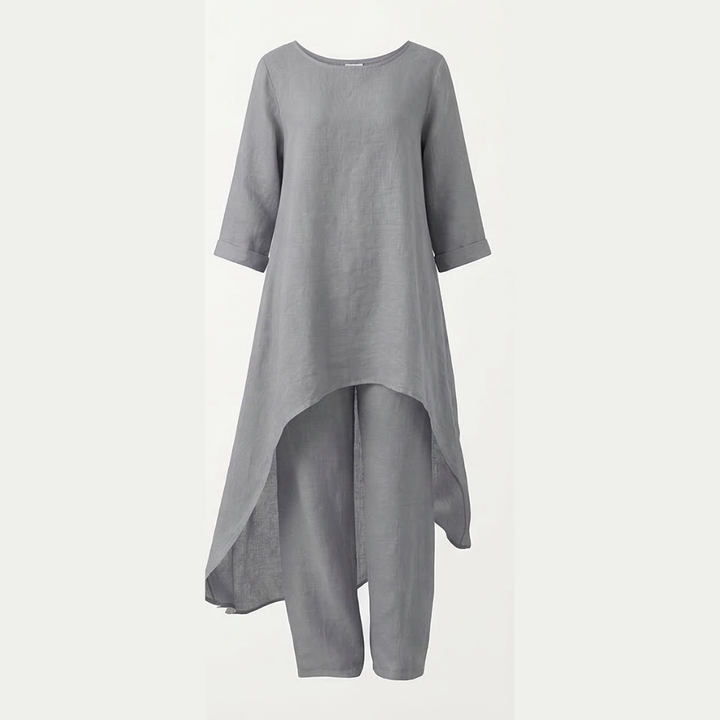 Vivara™ – Flowy High Low Tunic Set