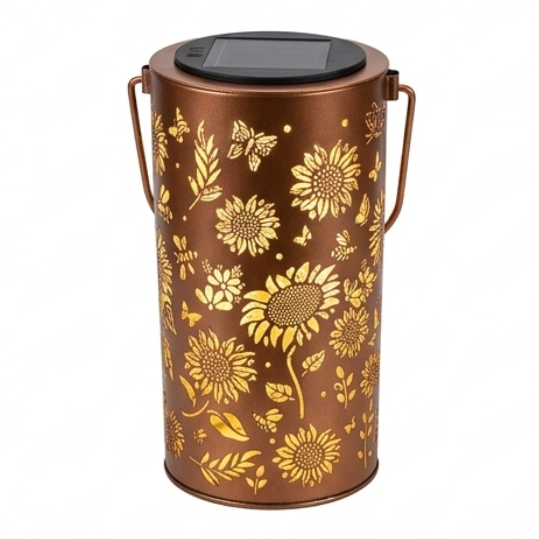 Bloomara™ – Solar Sunflower Lantern with Colorful Light Patterns