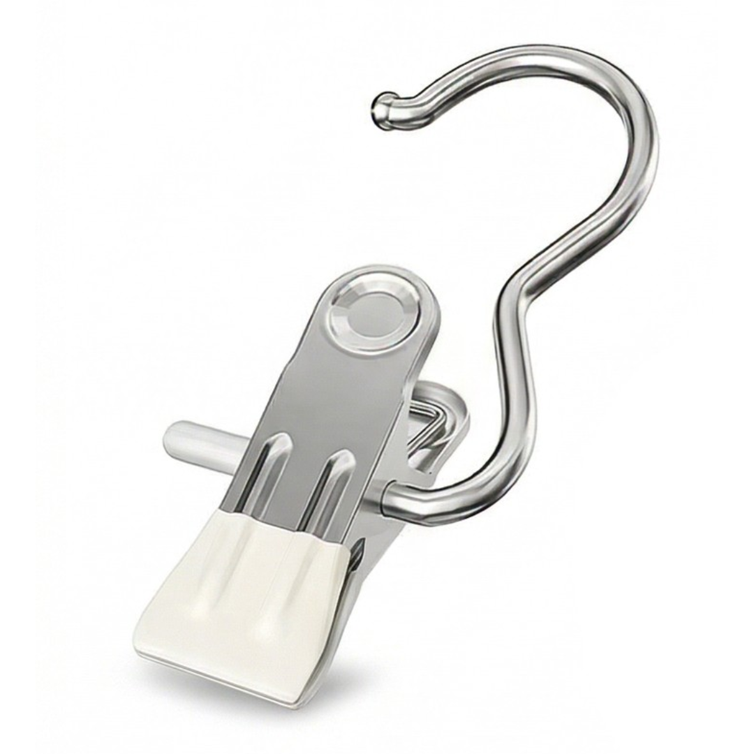 Clipvault™ – Stainless Steel Closet Clip Hooks (20 Pack)