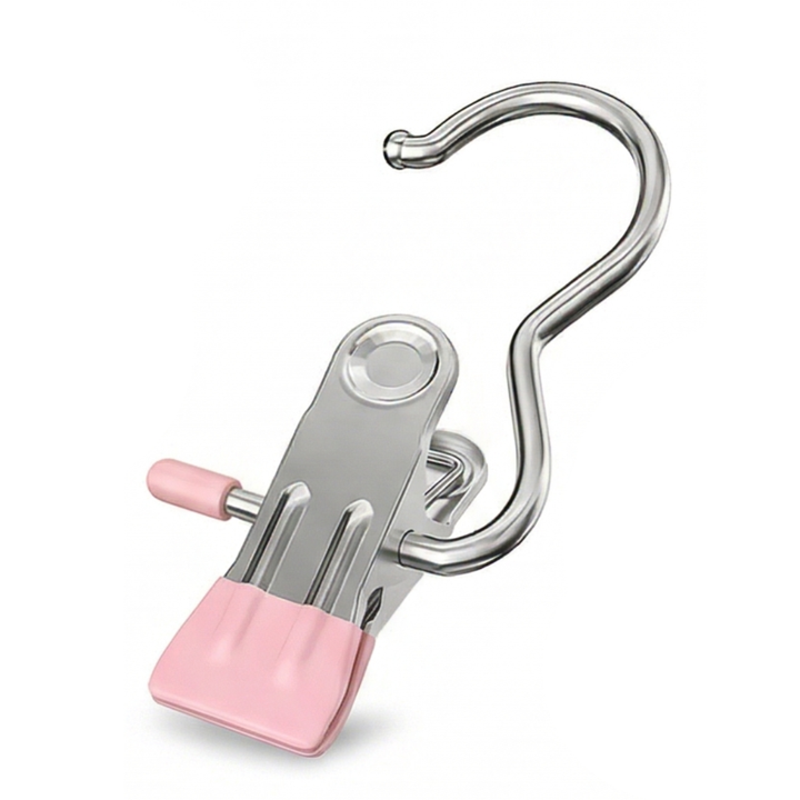 Clipvault™ – Stainless Steel Closet Clip Hooks (20 Pack)