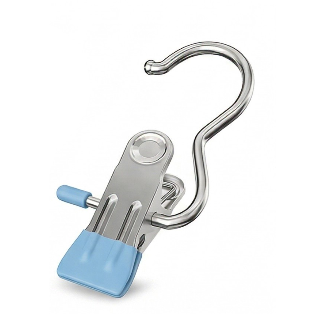 Clipvault™ – Stainless Steel Closet Clip Hooks (20 Pack)
