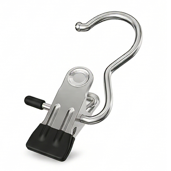Clipvault™ – Stainless Steel Closet Clip Hooks (20 Pack)