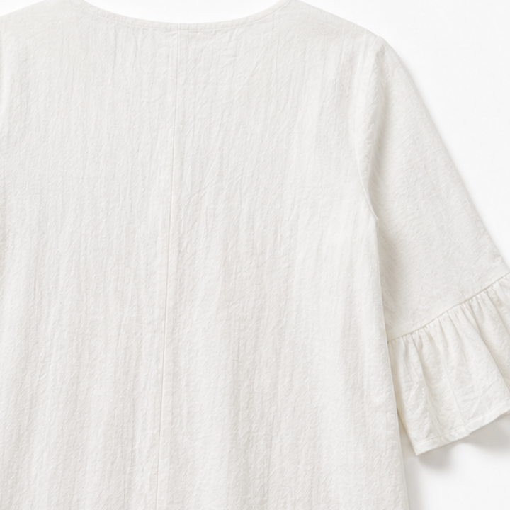 Fielding – Ruffle Sleeve Button Front Midi Dress